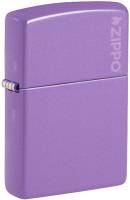 Zippo 46681ZL Classic Smoky Lavender Zippo Logo 60007432 - Zippo/Zippo Lighters