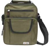 2573 Lorenz Large Bag with 2 Top Zips, 2 Front Zips, Front Pocket & Top Handle - Leather Goods & Bags/Holdalls & Bags