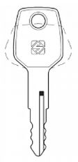 Hook 3722 SILCA KOM2 Pre-Cut 787 Plant Key to Suit Komatsu - Keys/Precut Keys