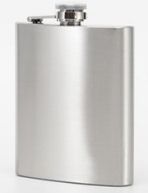 ********X56307 Hip Flask 8oz Stainless Steel - Engravable & Gifts/Flasks