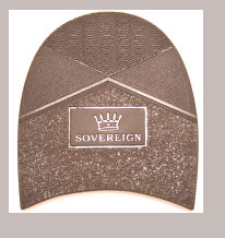 Sovereign Brown 8.5mm Rubber Heels (10 pair) 105685 - Shoe Repair Materials/Heels-Mens