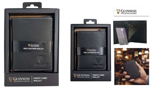 *********JBGN CC06 - Guinness Credit Card Wallet - Leather Goods & Bags/Wallets & Small Leather Goods