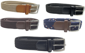 *********2796 Unisex Stretchy Woven Casual Belt 1.1/4 - Leather Goods & Bags/Belts