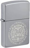 *************Zippo 250 King Charles III Coronation Zippo Lighter in Polished Chrome - Zippo/Zippo Lighters New for 2026
