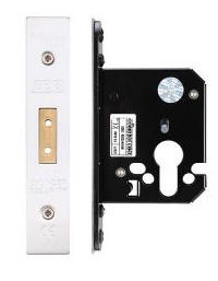 Zoo Hardware Euro Profile Deadlock 2.1/2 (ZUKD) ZUKD64EPSS - Locks & Security Products/Mortice Locks