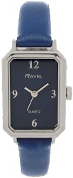 R0144061 RAVEL LADIES SQUARE WATCH Navy strap - Watch Accessories & Batteries/Watches