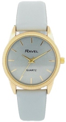 R0145161 RAVEL LADIES TEXTURED WATCH Blue strap - Watch Accessories & Batteries/Watches