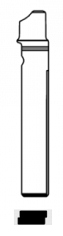 Hook 4505 SILCA HU162AT Flip Blade To Suit Audi, Seat, Skoda & Volkswagen - Keys/Key Blades