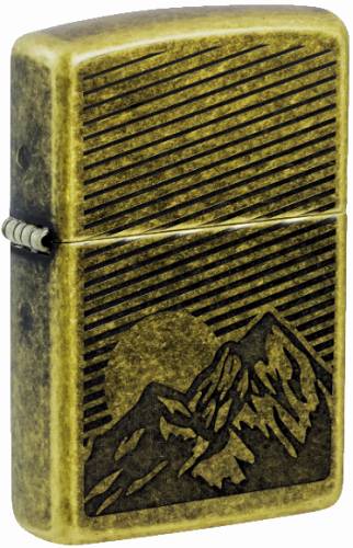 Zippo 60007936 47432-000002 Etched Mountains Design