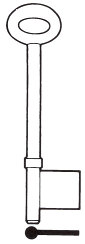 Rim Mortice Blank 3/4 Bit... RST = 21...SKS = 130