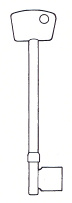 Hook 5303....Chubb Long..... hd = L234 B371R - Keys/Security Keys