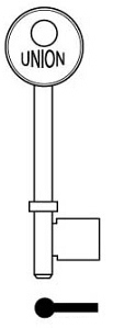 Hook 7122 Union Mortice Genuine GL004 - Keys/Mortice Keys