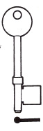 Hook 5050....Union 4 lever Mortice .....RST = 144....hd = L80 - Keys/Mortice Keys