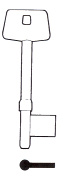 Hook 5012...Yale Mortice ....Hd = m520 L232 - Keys/Mortice Keys