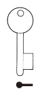 Hook 5020 Squire PES hd = b404 L356 sku404 sks - Keys/Security Keys