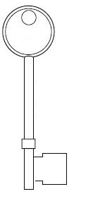 Hook 5051...Gibbons Mortice.....rst = 316 L108 8 gauge