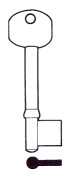 Hook 5042...Ingersol Mortice hd = L122 B497 - Keys/Security Keys