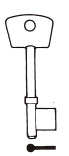 Hook 5033...Wellington Mortice fort....Hd = L136 B504 - Keys/Security Keys