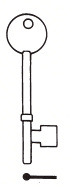 Hook 5043...Worral Mortice 7 g ....HD = L120 B493 - Keys/Mortice Keys