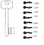 Hook 5028...Euro Mortice B600