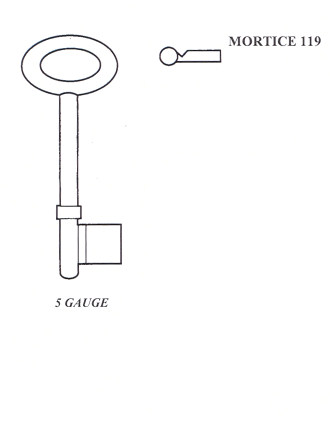 Hook 5102...Euro Mortice... hd = L286 B601/1