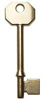 Hook 5068...Era Brass Mortice..... hd = L167 B206B ER-5G - Keys/Mortice Keys