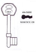 Hook 5071...Era Mortice RH...jma = 611-01 HD B608/1 L393 - Keys/Mortice Keys