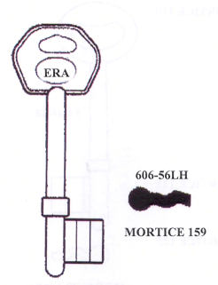 Hook 5072...Era Mortice LH...jma = 611-2 birch = 733 HD B608/2 L394