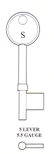 Hook 5129...Mortice jma = 941 BIRCH = 718 - Keys/Mortice Keys