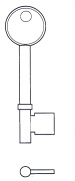 Hook 5006 Union 3 LEVER .... hd = L153 B436S......RST = 181 - Keys/Mortice Keys