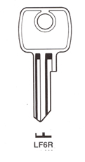 L & F LF6R Hook 16 - Keys/Cylinder Keys- General