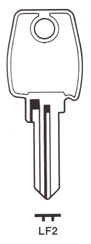 Hook 18: L & F LF2 LF-2 - Keys/Cylinder Keys- General