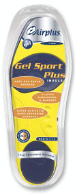 Gel Air Sports Plus Insoles Mens - Shoe Care Products/Air Plus Gel Products