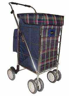 Shoppy Deluxe Swivel Shopping Trolley