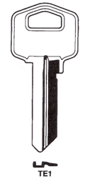 Hook 314 jma =TE-1i Errebi: TS6R - Keys/Cylinder Keys- General
