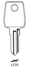 Hook 362: Errebi = LF47 - Keys/Cylinder Keys- General