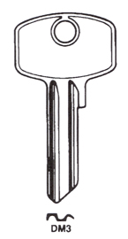 Hook 7187: JMA = dom-5d - Keys/Cylinder Keys- General