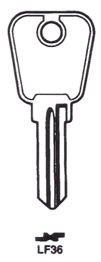 IKS SILCA LF36 OLD STOCK - Keys/Cylinder Keys- General