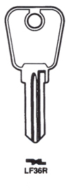 Hook 827: silca = LF36R - Keys/Cylinder Keys- General