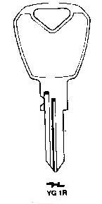 Hook 920: jma = YU-1d Caravan Key - Keys/Cylinder Keys- Car