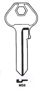 Hook 944: jma = MAS-8 - Keys/Cylinder Keys- General