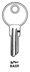 Hook 1037: BA5R - Keys/Cylinder Keys- General