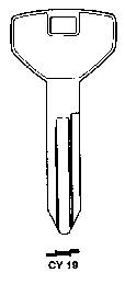 Hook 7232: JMA = CHR-10 - Keys/Cylinder Keys- Car