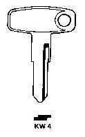 Kawasaki KW4 Hook 1247 - Keys/Cylinder Keys- Car