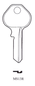 Hook 1311: Errebi = M13R - Keys/Cylinder Keys- General