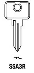 Sispa SSA3R Hook 1327 - Keys/Cylinder Keys- General