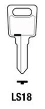 Hook 1367: ..Errebi = LAS16 JMA LAS-7 - Keys/Cylinder Keys- General