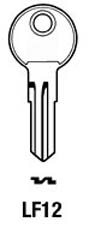 L & F LF12 Hook 1033 - Keys/Cylinder Keys- General