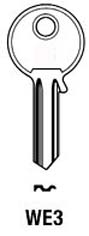 Hook 1901: silca = WE3 - Keys/Cylinder Keys- General