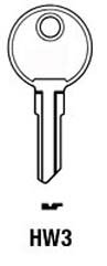 Hook 1959: Silca = HW3 - Keys/Cylinder Keys- General